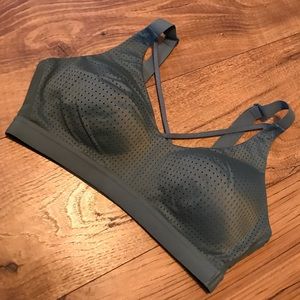 Army green sports bra